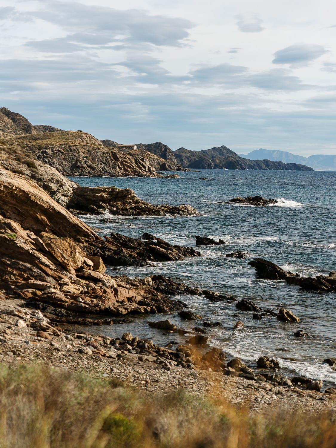 Preciosa panorámica de todas las puntas de Calnegre.