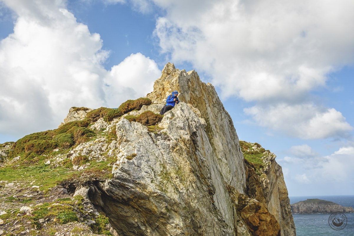 Acantilados del Cabo de Peñas en Asturias.